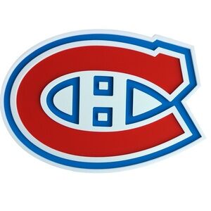 Montreal Canadiens 3D Printed Fan Sign NWT brand new. Dimensions in description.